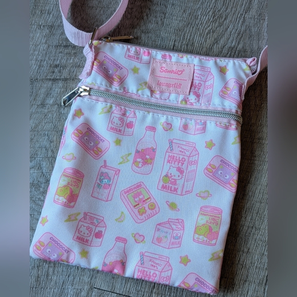 Loungefly Handbags - Loungefly Sanrio Hello Kitty And Friends Beverages Passport Crossbody Bag
